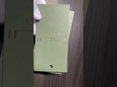 Snap Lock Style Custom Clothing Hang Tags em Material Plástico para Vestuário