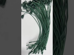 Fixador de etiqueta de plástico com 0,2 polegadas de diâmetro, ecológico e para encontros casuais