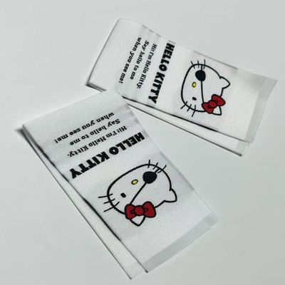 Ferro em Roupas Tecidos Rótulos de Nome Bordados Personalizados