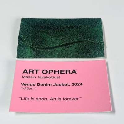 Rectangle Bags and Jeans Leather Label for Business