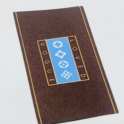 Vestuário Vestuário tecido Etiquetas Logotipos Etiquetas Desenhos personalizados para artesanato
