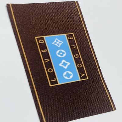 Vestuário Vestuário tecido Etiquetas Logotipos Etiquetas Desenhos personalizados para artesanato