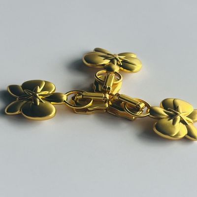 Bolsas de mão de liga de zinco Ferramentas de ferragem Equipamentos de bagagem de metal dourado