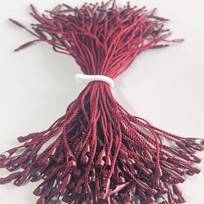 Bourgogne ABS Poliéster Nylon Tag Fixações Loop Pendente em forma de bala