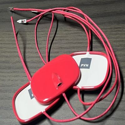 500Pcs Traçados Hang Tag Snap Lock Nylon Prêmio de plástico