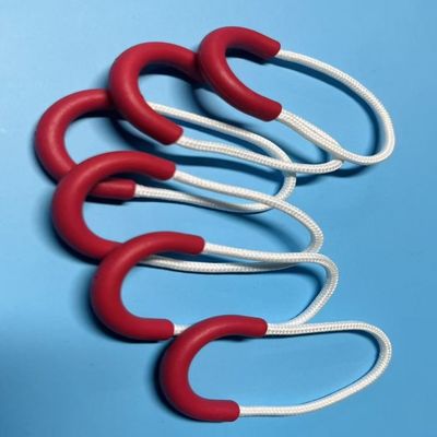 Circular Reutilizavel Cordo de Plástico Zipper Puller Slider Loop Resistente a intempéries