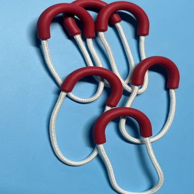 Circular Reutilizavel Cordo de Plástico Zipper Puller Slider Loop Resistente a intempéries