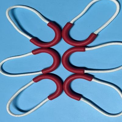 Circular Reutilizavel Cordo de Plástico Zipper Puller Slider Loop Resistente a intempéries