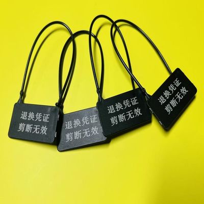 ODM Black Garment Security Tag Etiquetas de vestuário Etiquetas para lojas de vestuário