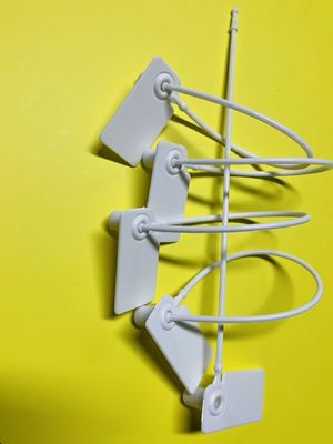 Etiqueta de vestuário de plástico Etiqueta de segurança de vestuário Anti-roubo OEM
