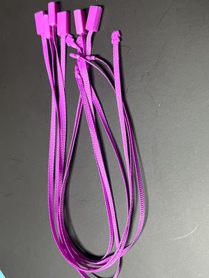 Ferreira de bloqueio de etiqueta de plástico reciclado para roupas sapatos chapéus 1000pcs