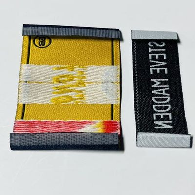 Etiquetas de vestuário de tecido bordado de corte ultra-sônico