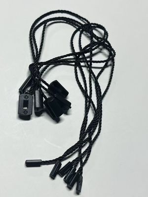 OEM Sacos de bagagem Pendurar Tag Lock String Price Tag Fixações Preto