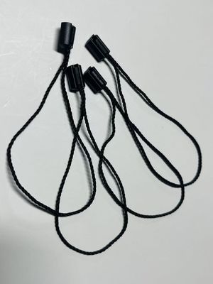 OEM Sacos de bagagem Pendurar Tag Lock String Price Tag Fixações Preto