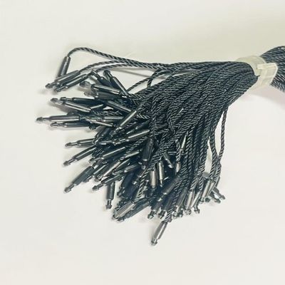 Cordão de corda de pendurar preto para loja de varejo