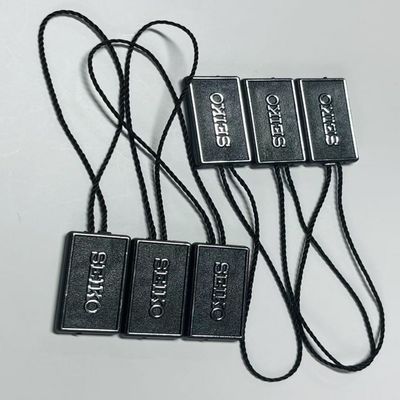 A prova de intempéries 3 polegadas Negro Pendurado Tag Cordel Swing Tag Thread 100pcs