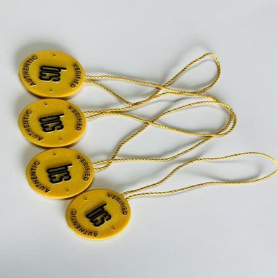 10 polegadas amarelo plástico Tag Fixação Loop Lock Pins Tag para roupas