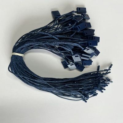 Fixação de etiquetas de plástico para lojas de varejo azul escuro