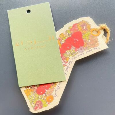 Plastic Clothing Hang Tag Clear Design Fits Most Standard Tags Great for Apparel Identification and Retail Merchandising