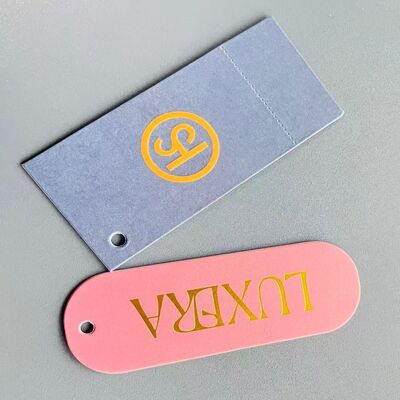 Snap Lock Clothing Hang Tag Easy To Hanging Tags Offering Practical Garment Identification And Retail Presentation
