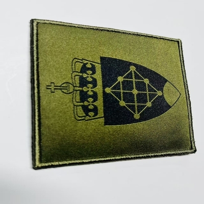 Patches de vestuário de acabamento brilhante ou fosco Rectangular Logotipo personalizado Durável