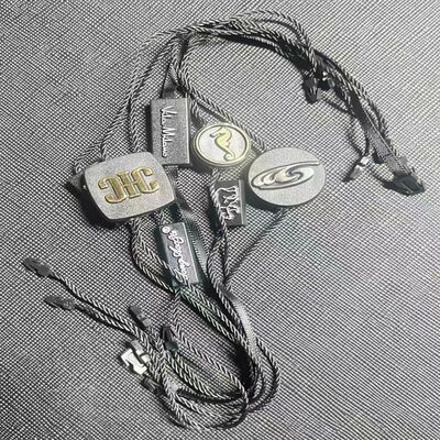 Rectangular Negro Pendente Tag Cordel Espessura 0,2 mm Quantidade 100 peças Essenciais para etiquetar artigos de vestuário e acessórios