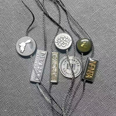 Algodão Preto Hang Tag String Flexível formato retangular Excelente para acessórios de moda tags e necessidades de marca de produtos