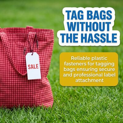Bourgogne ABS Poliéster Nylon Tag Fixações Loop Pendente em forma de bala